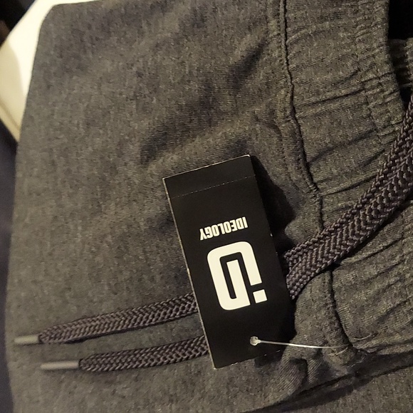 ID Ideology Men's Jersey Open Jogger Pants - Charcoal Hthr - Picture 3 of 3